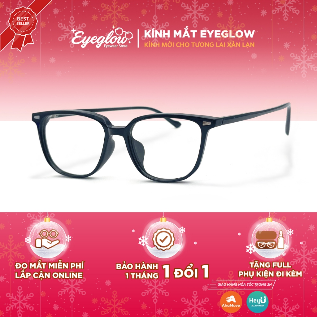 Gọng kính cận loạn Eyeglow fom gọng vuông chất liệu cao cấp bền đẹp EG7165
