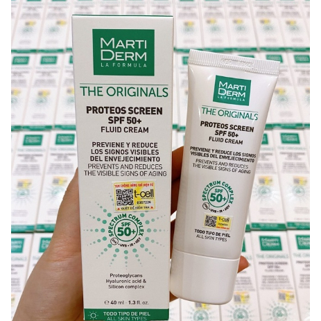 Chống nắng Marti.Derm The Originals Proteos Screen SPF50+ 40ml Fuild Crean
