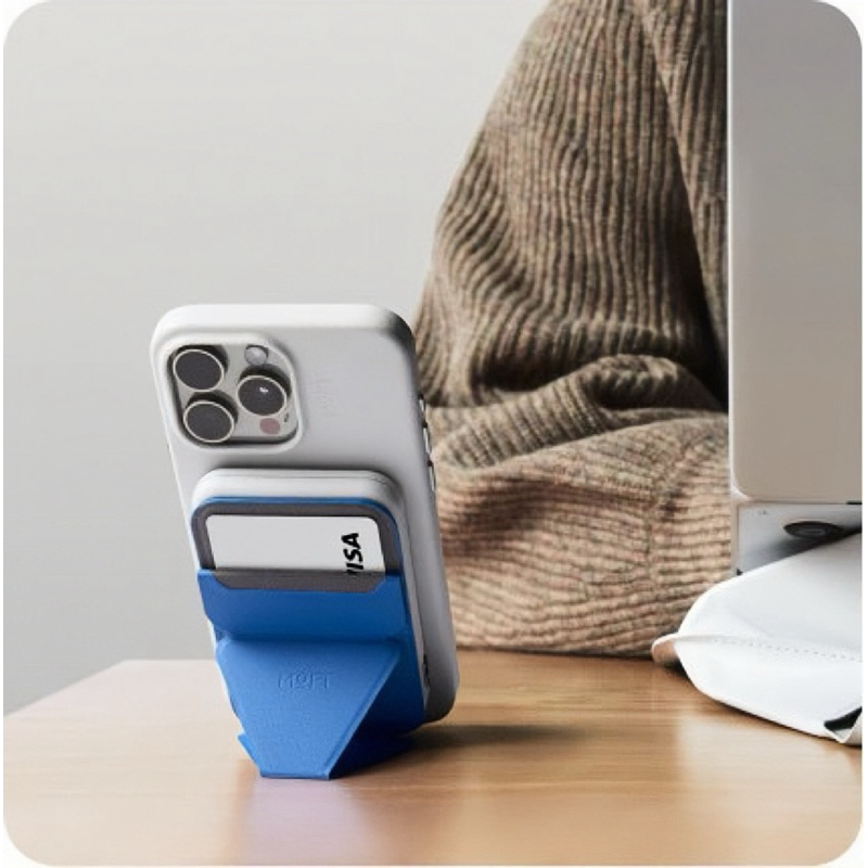 Moft Snap on phiên bản da thuần chay MOVAS™ - Ví kiêm giá đỡ điện thoại - Tương thích với MagSafe