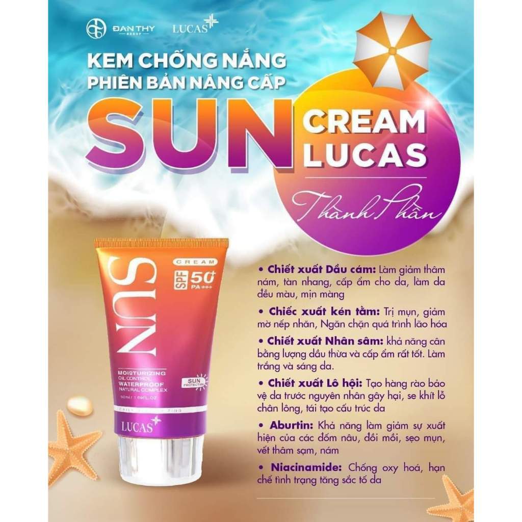 Kem chống nắng nâng cấp Đan Thy