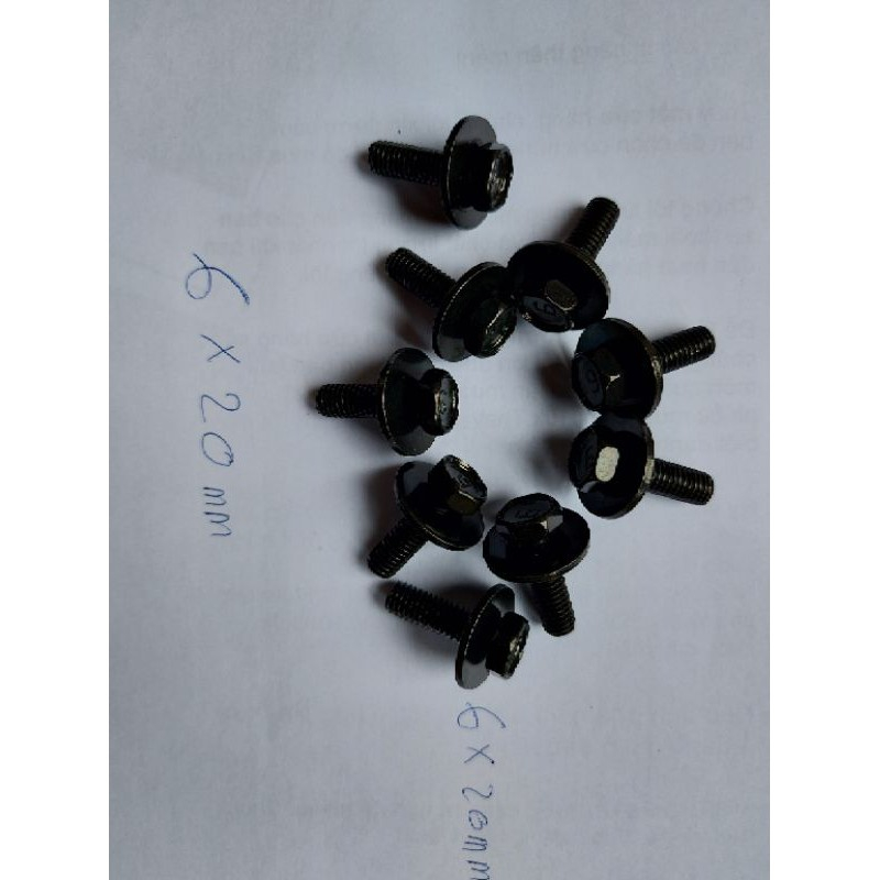 Ốc ren 6mm × 20mm bắt dàn chân sh ab...