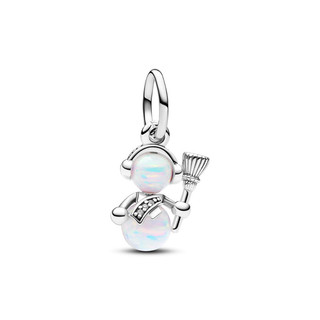 Charm treo người tuyết Bạc 925 - Trang Sức Bạc Venus