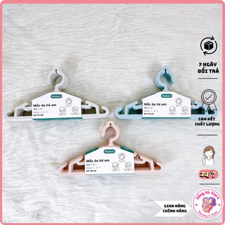 Set 10 Móc quần áo trẻ em nhựa cao cấp Nhật - mắc quần áo cho em bé, trẻ sơ sinh