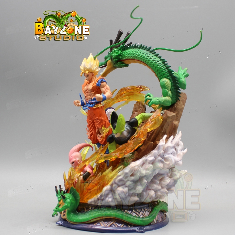 Mô hình Dragon ball Goku và 3 "Bại Tướng" đẹp