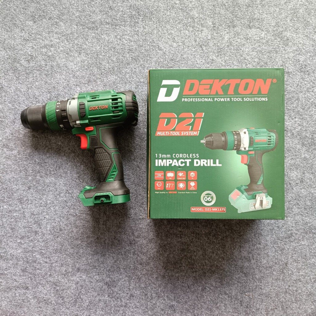 MÁY KHOAN DÙNG PIN  DEKTON D21-MK1375