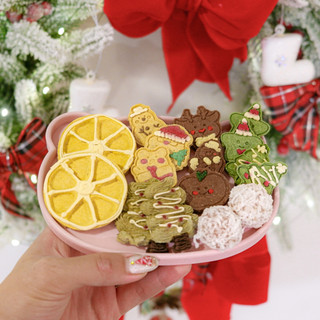 Treat Bánh Thưởng Cho Chó Bánh Giáng Sinh Sấy Khô DOGGOSTYLE Homemade Không Chất Bảo Quản