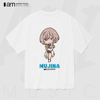 Áo thun unisex ssss.dynazenon mujina chibi oversized 100% cotton ngắn tay