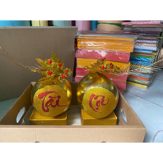 cặp dừa dát vàng tài lộc