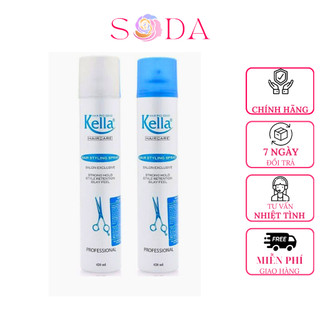 Keo xịt tạo kiểu tóc kella siêu giữ nếp