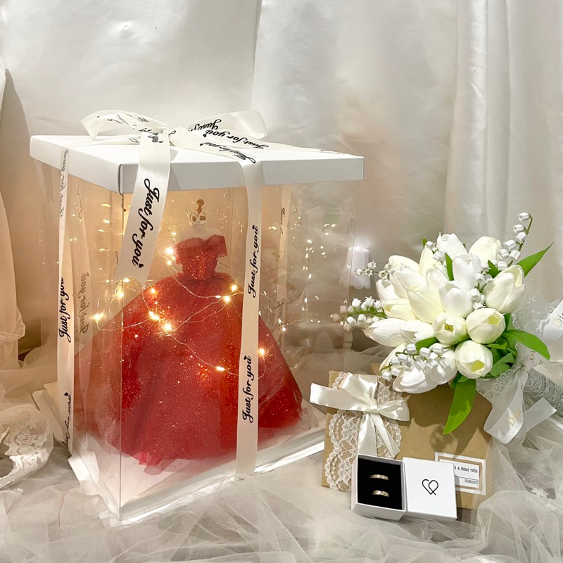 Mô Hình Váy Cưới Mini trong suốt