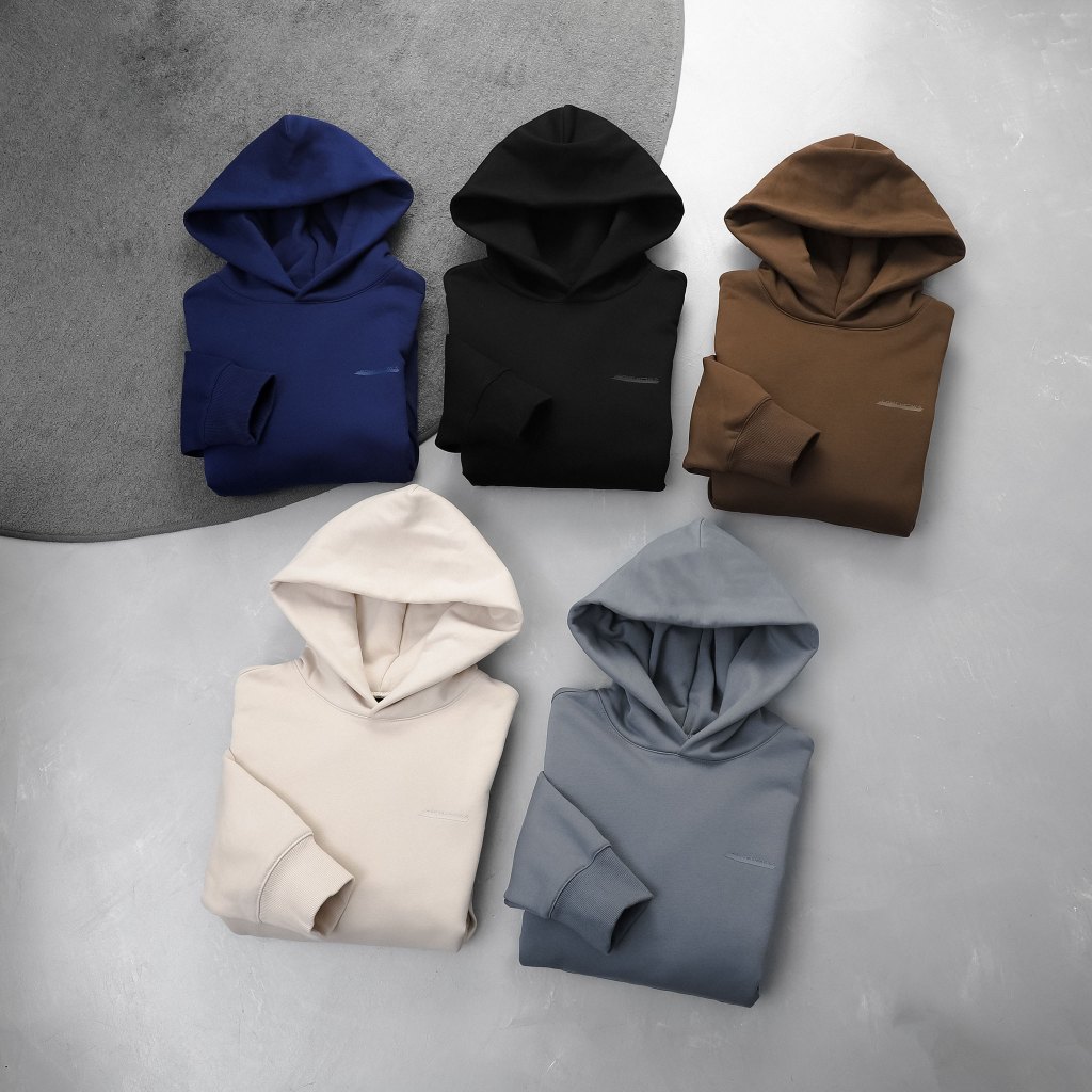 Áo Nam Hoodie Boxy Plain Basic, Chất Vải Nỉ Bông Thoải Mái,HD0006, SOMEHOW