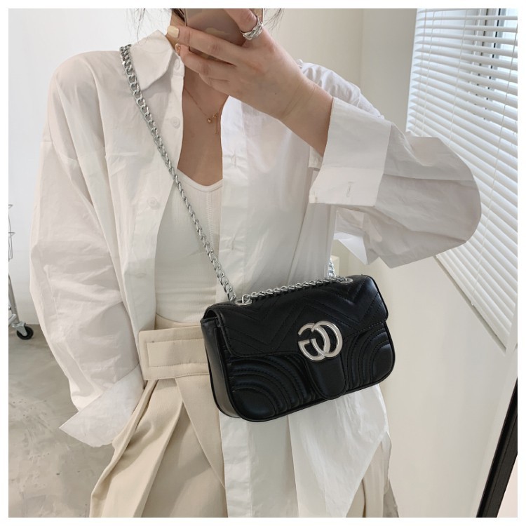 ❤️SALE LỚN-Túi xách GC vuông nữ thêu ren lưới cá tính dây đeo xích sang trọng Ulzzang siêu xinh HOT 2024