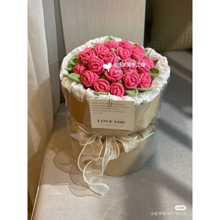 Hoa hồng mini bằng len💐