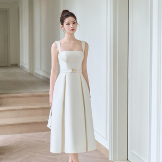 LAGOM - Đầm kiểu nữ hai dây dáng dài kèm đai (CHARLIE DRESS)