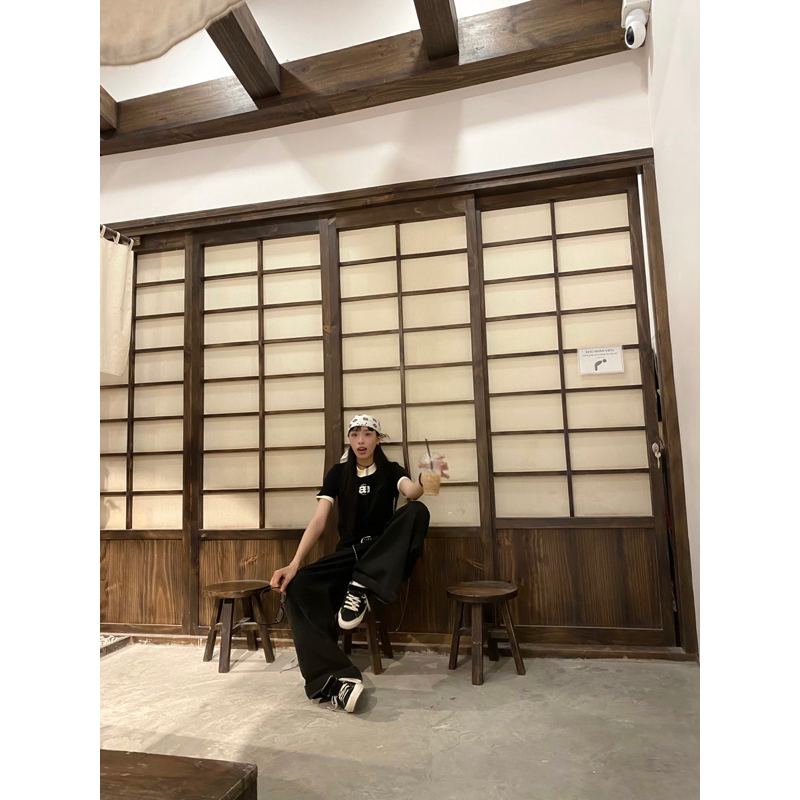 Áo thun Baby Tee Aerian - Áo thun Ringer Tee co giãn