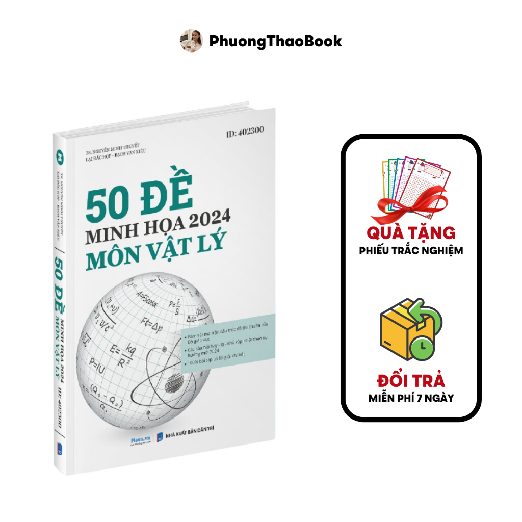 Sách ID - 50 Đề Minh Họa Môn Vật Lí