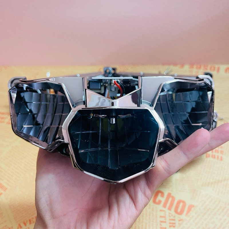 Mạch LED Độ Và Driver + Mặt Phản Xạ Mod Sẵn Màu Khói