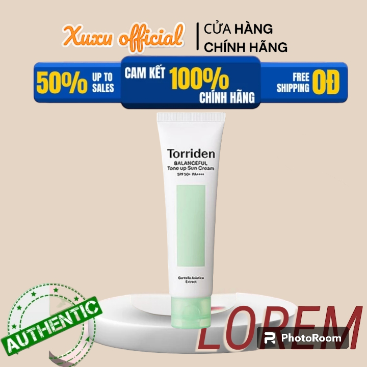 Kem Chống Nắng Torriden Balanceful Tone Up Sun Cream SPF50+