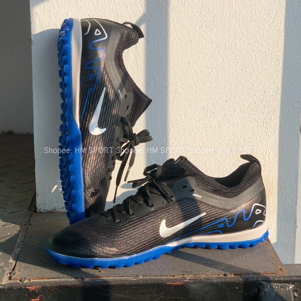 Giày Bóng Đá Vapor 15 Pro Đen Đế Xanh Biển TF.