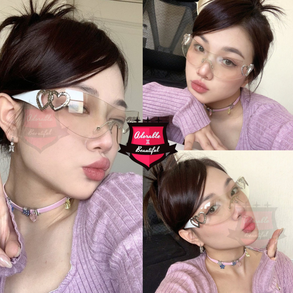 Tổng Hợp Mắt Kinh Phong Cách Y2K Unisex,  Kính Mát Thời Trang Nam Nữ Vintage Hot Trend 2023