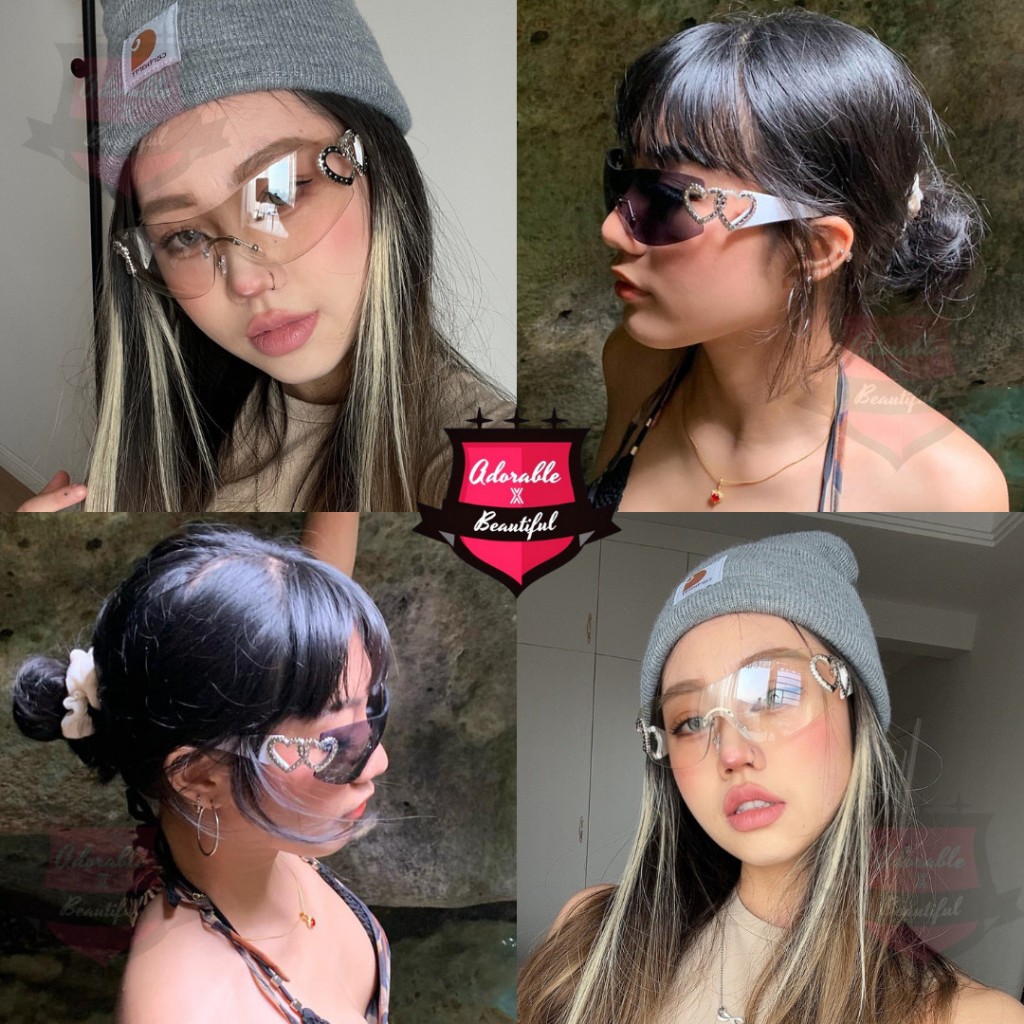 Tổng Hợp Mắt Kinh Phong Cách Y2K Unisex,  Kính Mát Thời Trang Nam Nữ Vintage Hot Trend 2023