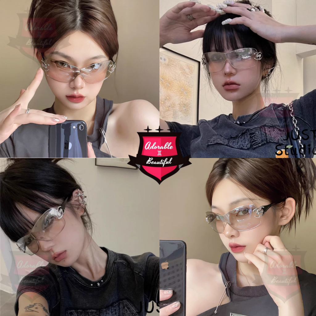 Tổng Hợp Mắt Kinh Phong Cách Y2K Unisex,  Kính Mát Thời Trang Nam Nữ Vintage Hot Trend 2023