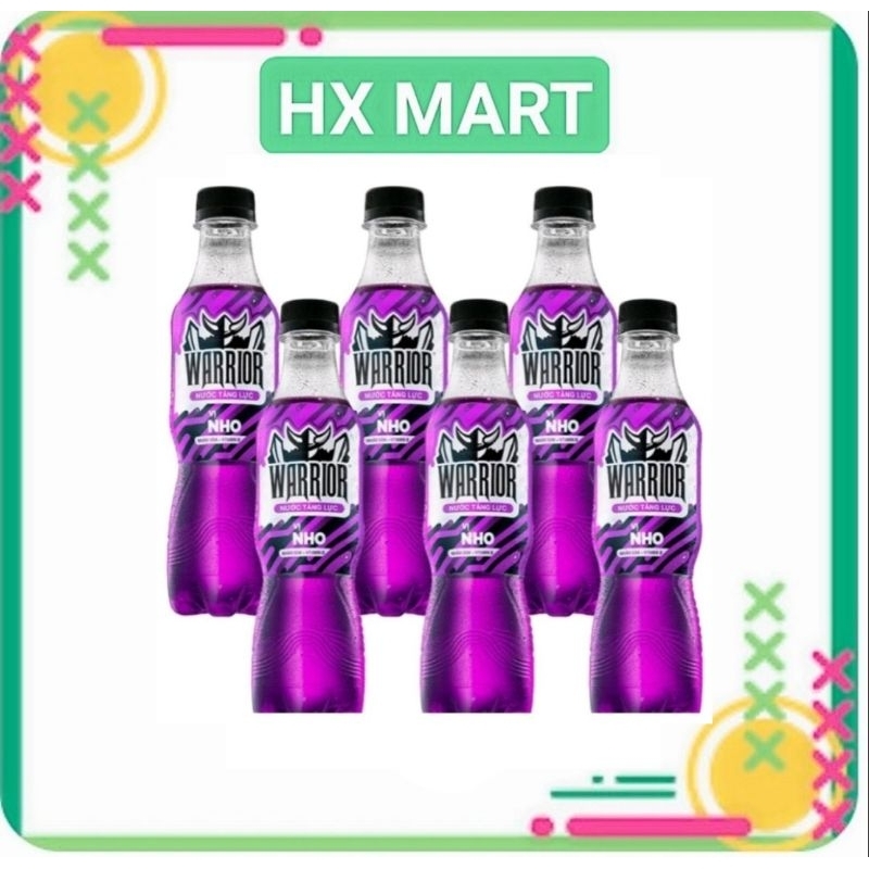 1 lóc 6 chai nước ngọt vario nho 330ml