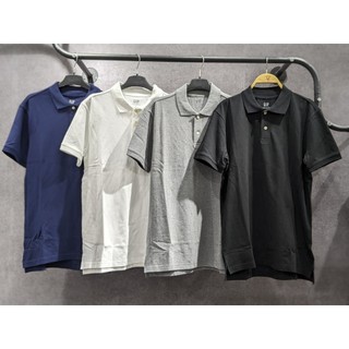 [ CHÍNH HÃNG ] Áo Polo Basic GAP All Day Pique Polo, Áo Polo GAP Trơn Mặc Hàng Ngày