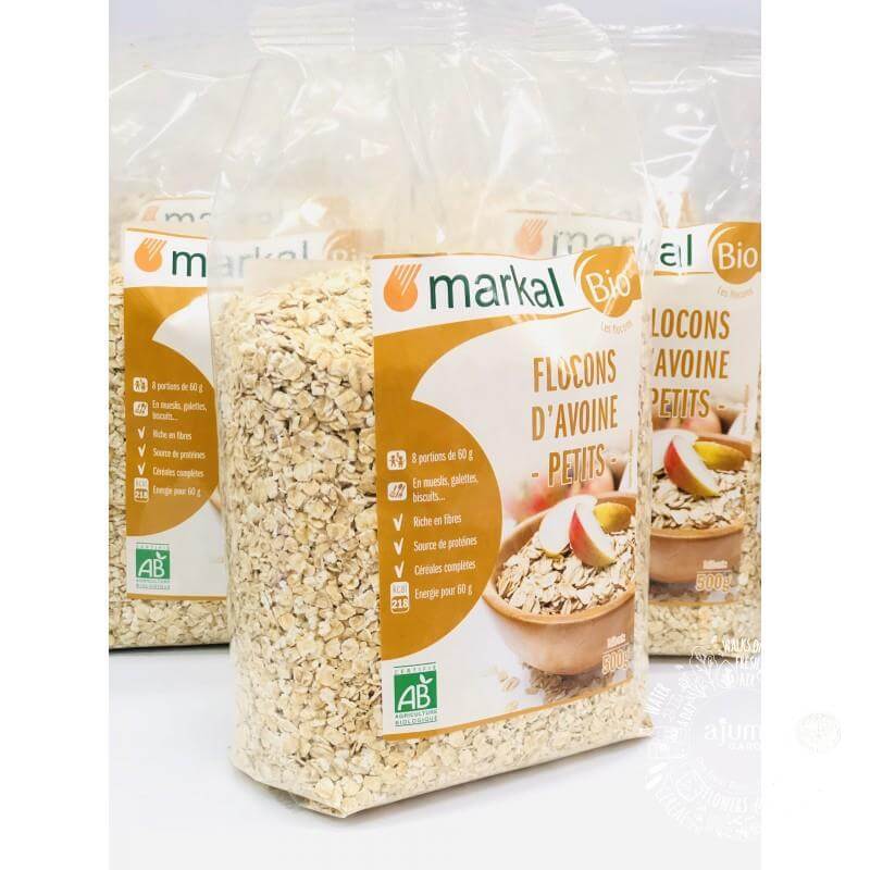 Yến mạch cán mỏng hữu cơ Markal 500gr