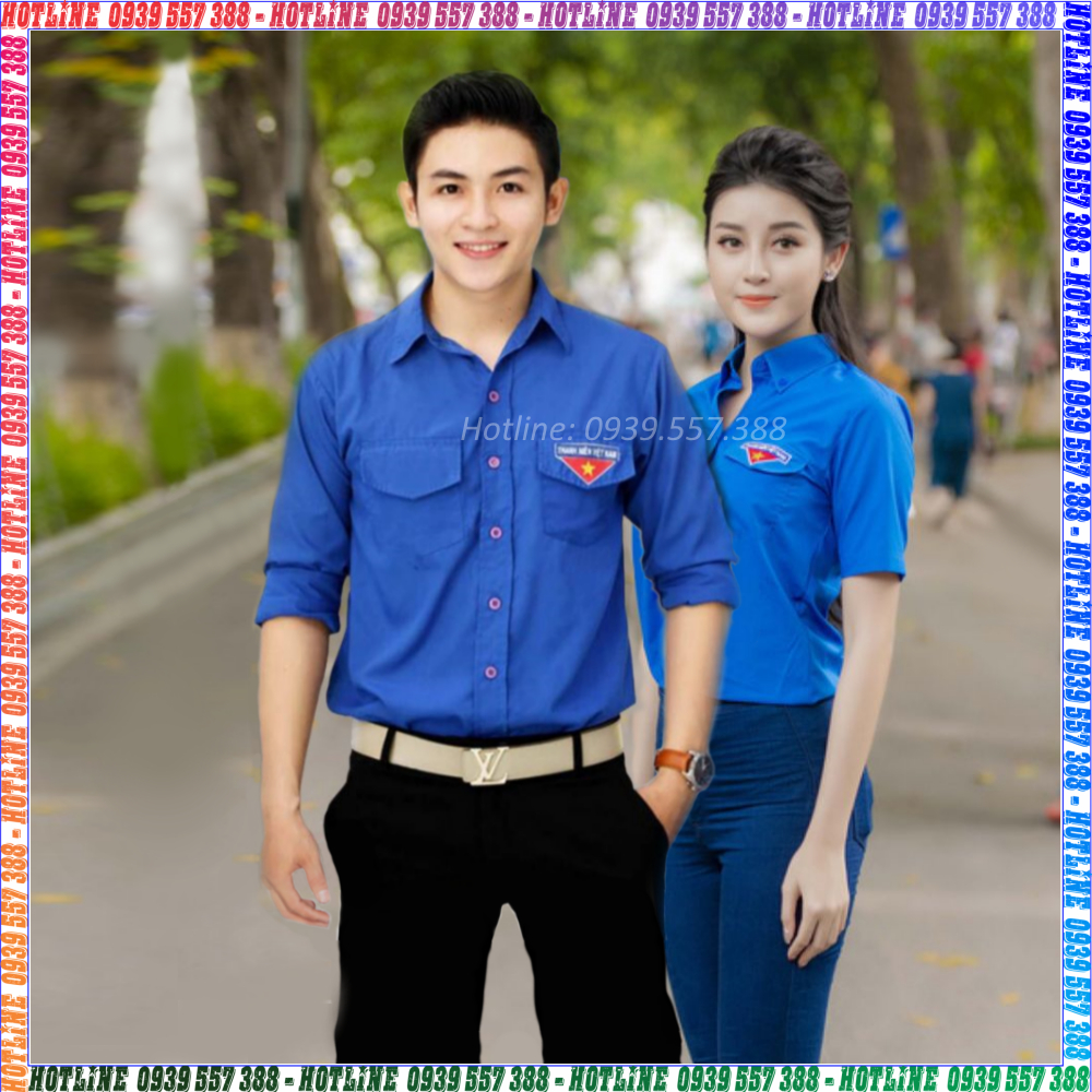 ÁO SƠ MI ĐOÀN , ĐỒNG PHỤC ĐOÀN THANH NIÊN , QUẦN ÁO ĐOÀN DÀI TAY