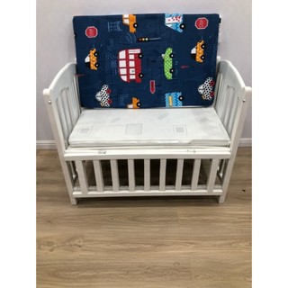 Đệm cũi sơ sinh chất liệu bông ép dày 5cm