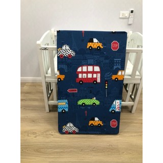 Đệm cũi sơ sinh chất liệu bông ép dày 5cm