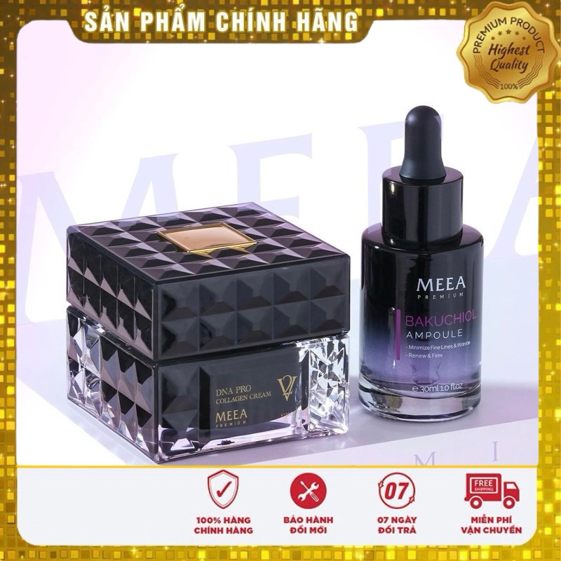[ BẢN LỚN ] COMBO KEM CÁ HỒI MEEA VÀ TINH CHẤT MEEA