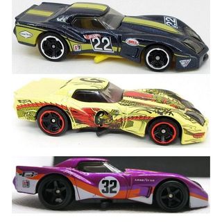 Xe mô hình Hot Wheels '76 Greenwood Corvette