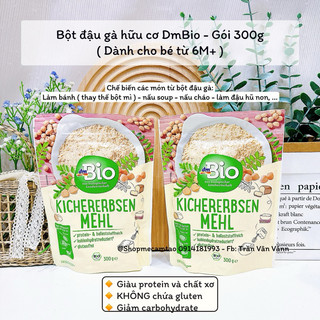 Bột đậu gà hữu cơ dmbio đức - 300gr