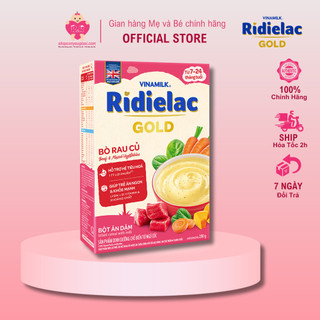 Bột Ăn Dặm Redielac Gold Vị Bò Rau Củ - Hộp giấy 200gr