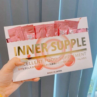 "Có che tên sản phẩm" Nước uống cân bằng nội tiết tố nữ Inner Supple Nhật Bản