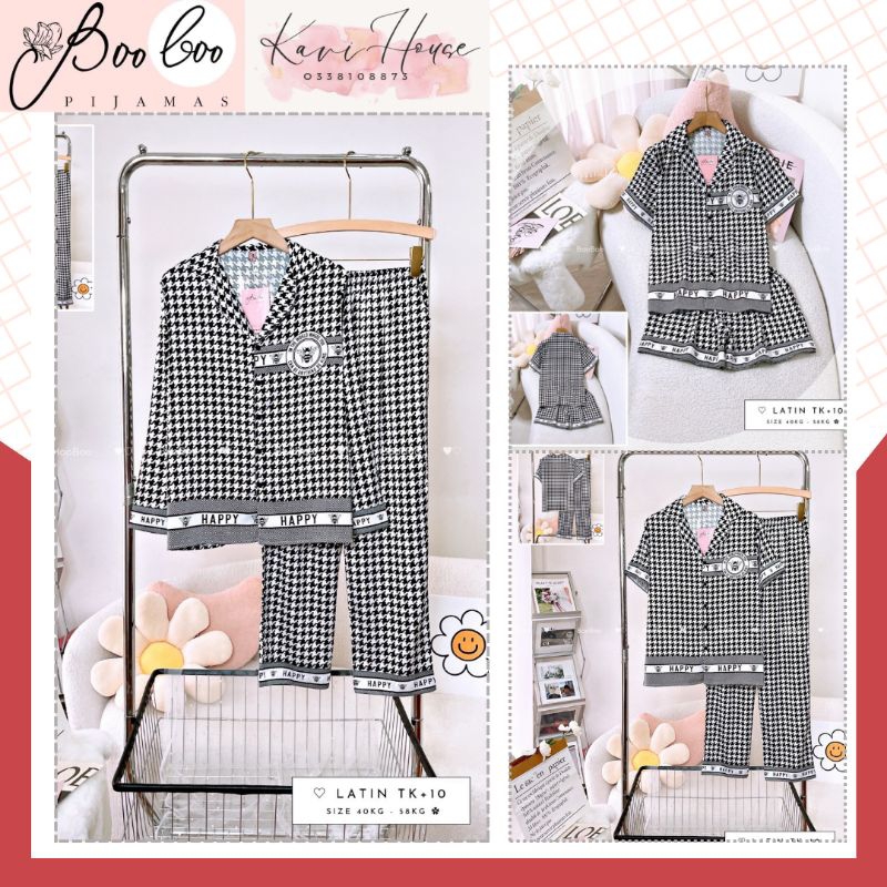 𝑲𝑨𝑽𝑰𝑯𝑶𝑼𝑺𝑬🌻Đồ Bộ Mặc Nhà Pijama 𝑩𝑶𝑶 𝑩𝑶𝑶 Lụa Latin Freesize Hàng Thiết Kế