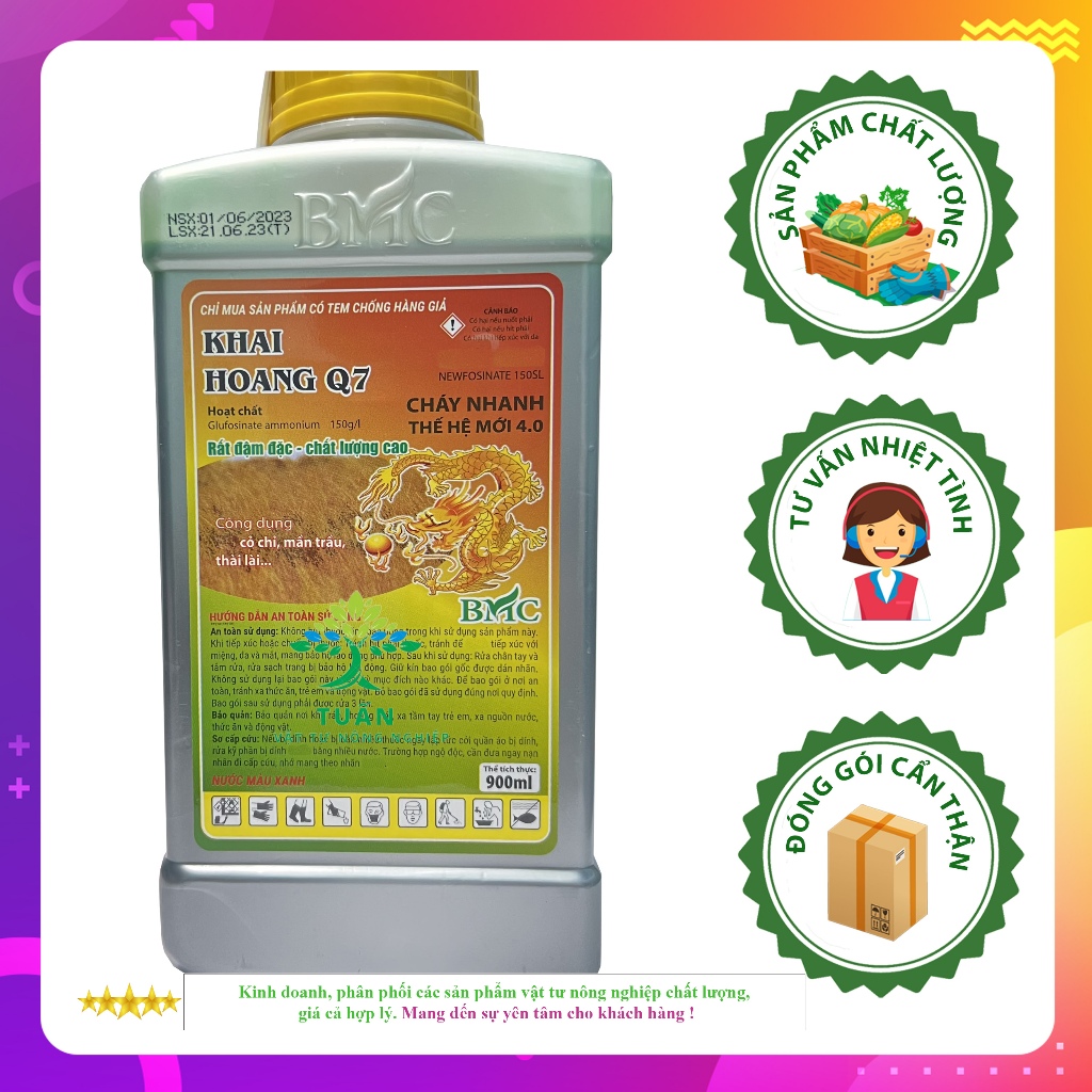 (Chai 900mL) Cam kết chính hãng BMC