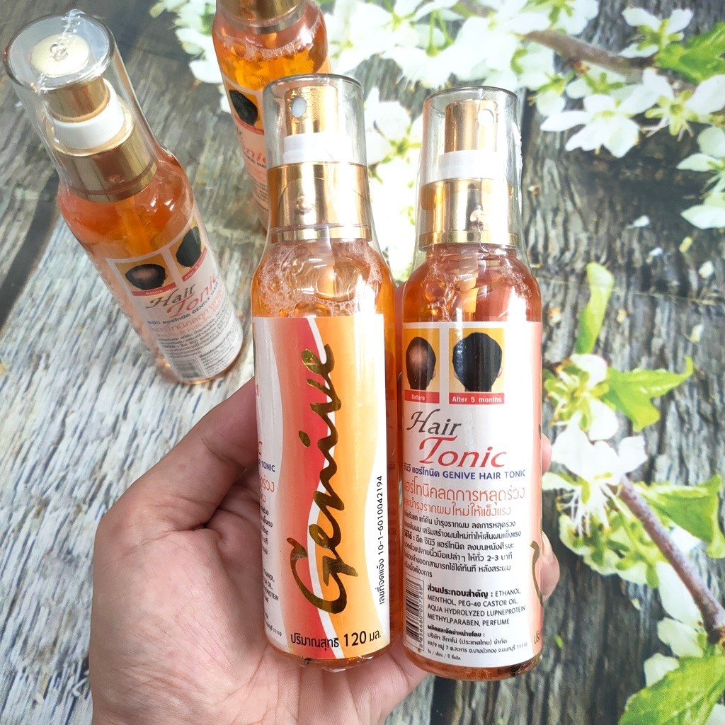 Chai Xịt Kích Mọc Tóc Genive Hair Tonic 120ml Thái Lan