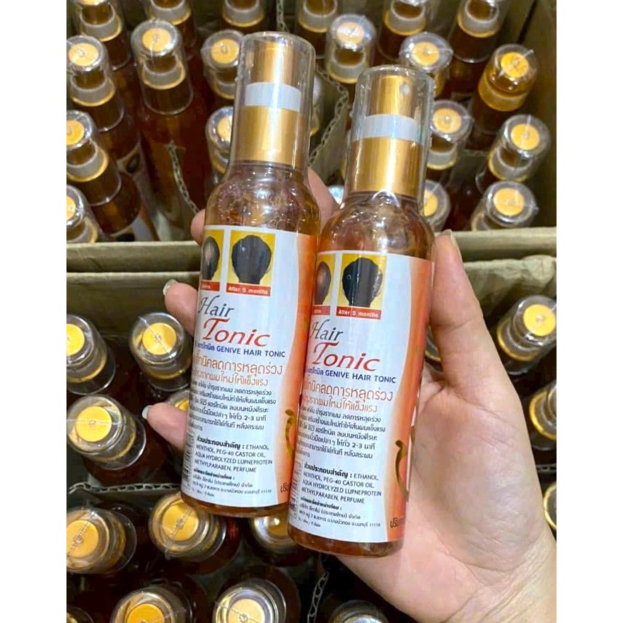 Chai Xịt Kích Mọc Tóc Genive Hair Tonic 120ml Thái Lan