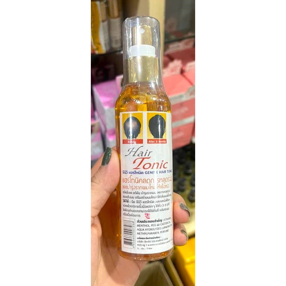 Chai Xịt Kích Mọc Tóc Genive Hair Tonic 120ml Thái Lan