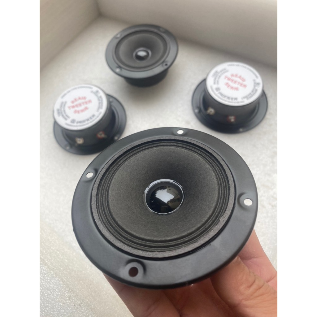 Cặp Loa trép màng giấy 10cm Tặng Tụ - Giá 2 Cái Loa Treble Pioneer Cao Cấp