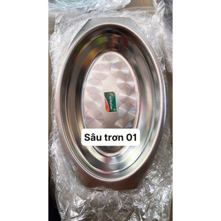 Dĩa bò né- đĩa hấp cá- dĩa hột xoài inox- inox 304 cao cấp dày
