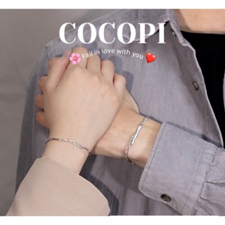 [Bạc không gi] Vòng tay đôi Rose Love cocopi.accessories LT024