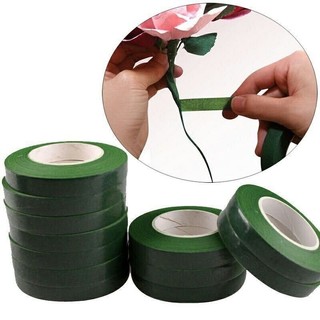 Sỉ 1 cây 12 cuộn băng dính sáp cuốn cành hoa giả , hoa kẽm nhung