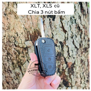 Bao da chìa khoá xe ford ranger xlt, xls cũ, da bò epsom