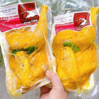 Gà Ủ Muối Hoa Tiêu (Khay/Nửa Con)