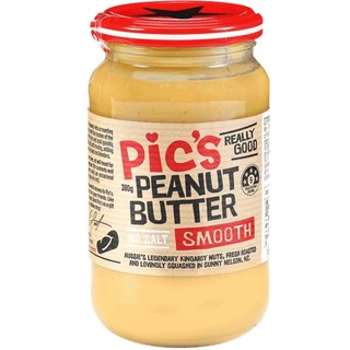 Bơ đậu phộng mịn/hạt cao cấp pic's 380g - nhập khẩu newzealand