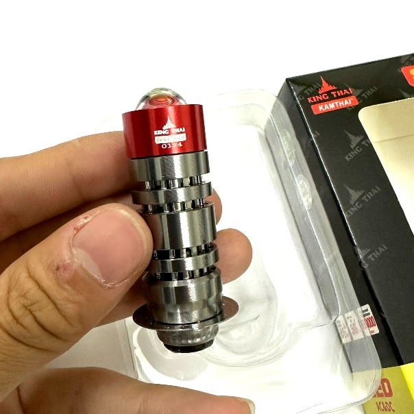 Đèn pha led bi cầu chân M5  Kingthai bảo hành 6 tháng